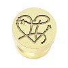 Constellation Golden Tone Wax Seal Brass Stamp Heads STAM-P002-02G-09-1