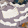 10Pcs Transfer Sticker Proof Removable Temporary Tattoos Stickers DIY-SP0003-65A-07-3
