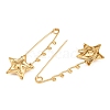 Star 304 Stainless Steel Safety Pins Brooch Findings SA-CBA098D-16E-G04-2
