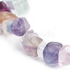 Natural Fluorite Chips Beaded Jewelry Set SJEW-JS01232-02-7