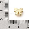 Bowknot Brass Micro Pave Cubic Zirconia Beads KK-Z156-20G-04-3