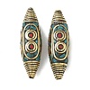 Handmade Tibetan Style Beads KK-Z157-09AG-04-1