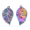 Rainbow Color Alloy Pendants PALLOY-N156-149-NR-3