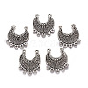 Tibetan Style Alloy Chandelier Components Links PALLOY-TAC0004-03AS-1