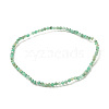 Natural Emerald Round Beaded Stretch Bracelet BJEW-JB07748-02-1