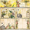 Flower Theme Paper Scrapbook Paper SCRA-PW0010-29-2