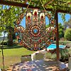 Hamsa Hand Acrylic Window Hanging Ornaments PW-WG1EC31-01-3