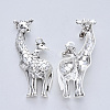 Tibetan Style Alloy Big Pendants TIBE-R316-019AS-RS-2