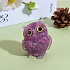 Crystal Owl Figurine Collectible JX545H-1