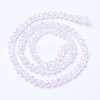 Electroplate Glass Beads Strands EGLA-A034-J8mm-B04-2
