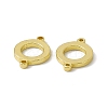 Rack Plating Brass Connector Charms KK-C007-38G-O-3