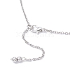 3Pcs 3 Styles 304 Stainless Steel Bear Dog Pendant Necklaces for Women Men NJEW-JN05414-7