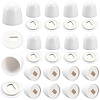 20Pcs PP Plastic Toilet Bolt Caps FIND-CN0001-92-1