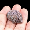 Natural Indian Agate Carved Pangolin Figurines PW-WGB5516-03-1