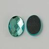 Electroplate Glass Cabochons X-GGLA-R007-14x10mm-05-1