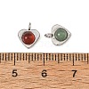 Natural Mixed Stone Pendants PALLOY-JF06058-02-3