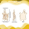 GOMAKERER 20Pcs Brass Charms KK-GO0001-19-2