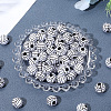 200Pcs Craft Style Acrylic Beads MACR-PA0001-14-7