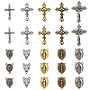 Tibetan Style Pendants and Tibetan Style Alloy Chandelier Components Links TIBEP-TA0002-28-1