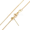 Rack Plating Brass Colorful Cubic Zirconia Eye Pendant Box Chain Necklaces NJEW-P317-02G-3