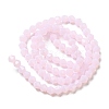 Imitation Jade Glass Beads Strands EGLA-A039-J4mm-D02-2