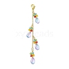 Glass Beaded Pendant Decorations HJEW-JM02819-02-2