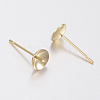 304 Stainless Steel Stud Earring Findings STAS-H436-25-4mm-2