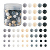 150Pcs 15 Styles Silicone Beads SIL-TA0001-30-1