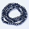 Electroplate Glass Beads Strands LS-EGLA-A044-P1mm-A18-2