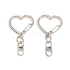 Zinc Alloy & Iron Swivel Clasps FIND-K026-01P-1