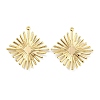 Brass Pendants X-KK-L208-13G-1