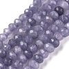 Dyed Natural Malaysia Jade Rondelle Beads Strands G-E316-2x4mm-33-1