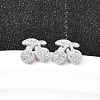 304 Stainless Steel Stud Earrings EJEW-H161-01P-I-1