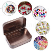 4Pcs Iron Jewelry Storage Boxes with Hinged Lid CON-SP0001-20C-4