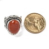 Natural Red Jasper Adjustable Rings RJEW-I108-01AS-18-6