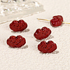 Handmade Cinnabar Beads PW-WG37009-03-1