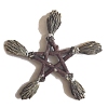 Resin Witch Broom Star Ornaments PW-WG28423-01-4