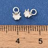 Ion Plating(IP) 304 Stainless Steel Charms Rhinestone Claw Settings STAS-U025-02A-S-3