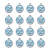 Platinum Plated Alloy Enamel Charms ENAM-S118-04Z-P-2