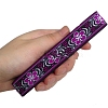 6.8M Ethnic Style Polyester Jacquard Flower Ribbon PW-WG88873-11-1