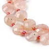 Natural Sunstone Beads Strands G-B094-A20-01-3