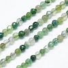 Natural Moss Agate Beads Strands X-G-J002-03H-1