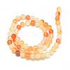 Natural Carnelian Beads Strands G-Q462-10mm-45-2