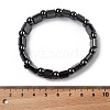 Valentine Day Gifts for Husband Stretchy Magnetic Synthetic Hematite Bracelet X-IMB005-3