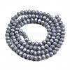 Electroplate Glass Beads Strands X1-EGLA-A034-P8mm-A16-2