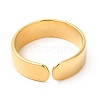 Ion Plating(IP) 201 Stainless Steel Open Cuff Ring RJEW-E063-46G-3