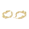 Rack Plating Brass Hoop Earrings for Women EJEW-Z019-09G-2