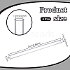 Transparent Acrylic Pipe AJEW-WH0475-51M-2