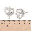 Brass Micro Pave Cubic Zirconia Pendants KK-L223-019P-3