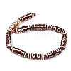 Rice Shape Tibetan Style dZi Beads Strands G-A269-A14-01-3